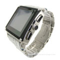 Stainless Steel Waterproof Wrist Watch Cell Phone W818